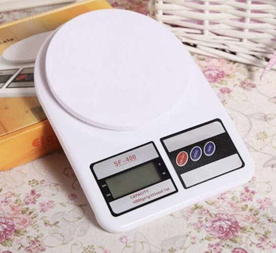 Cantare De Bucatarie Digitală Până La 10kg Albă