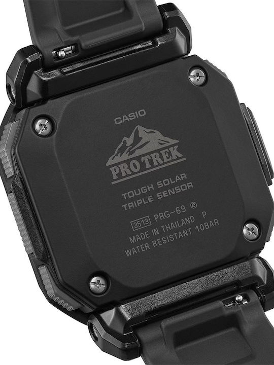 Casio Casio Pro Trek Ρολόι Solar με Καουτσούκ Λουράκι Casio Casio Pro Trek Ρολόι Solar με Καουτσούκ Λουράκι