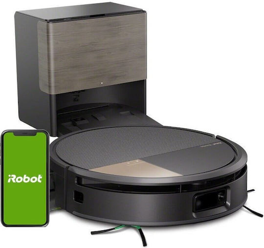 iRobot Roomba Max 705 Combo + AutoWash Robot Vacuum Cleaner with Laser Mapping and Suction Power 13000Pa Black