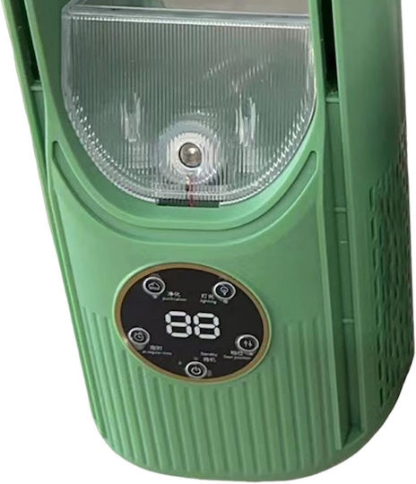 Ventilator USB Cu Apă și Iluminare Fără Lamele Verde ZK11603QWS32VERDE