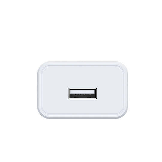 WK Φορτιστής GaN με Θύρα USB-A και Καλώδιο micro USB 12W Quick Charge 3.0 Λευκός (WP-U76)