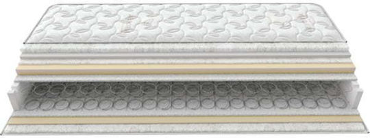 Greco Strom Leaf Μονό Ορθοπεδικό Στρώμα 90x200cm με Ελατήρια