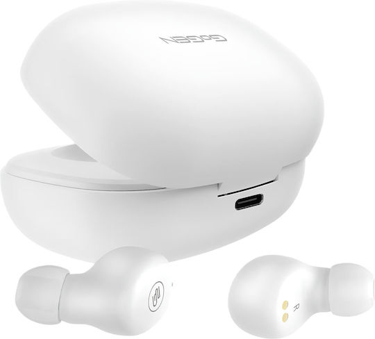 GoGEN CREW evo 2 In ear Bluetooth хендсфри Слушалки с Устойчивост на Пот и Кутийка за Зареждане Бял