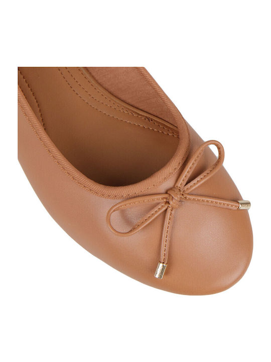Women's Ballerina Shoes in Brown Colour