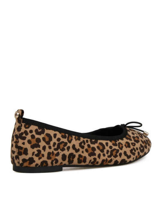 Women's Ballerina Shoes in Brown Colour