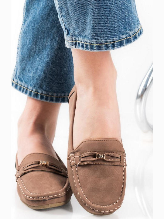 Women's Loafers in Brown Colour