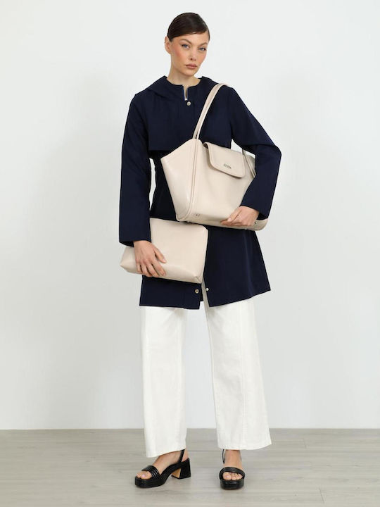 Women's Blue Navy Gabardine with Hood