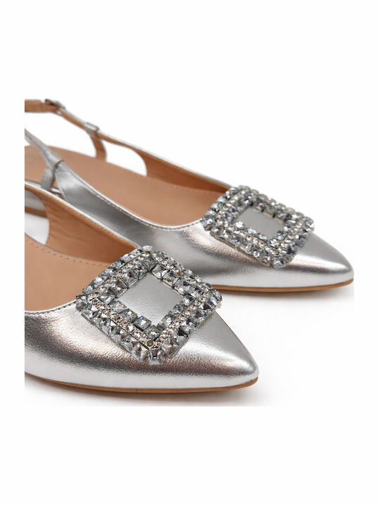 Silber Pumps