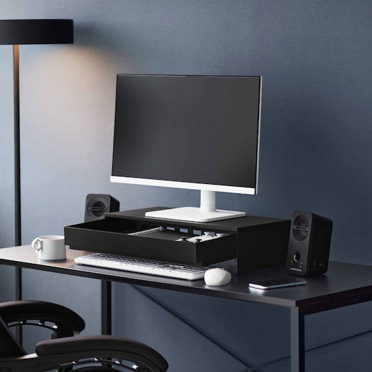 Yamazaki Schreibtisch Computer Monitor Ständer Mit Schublade (10188)