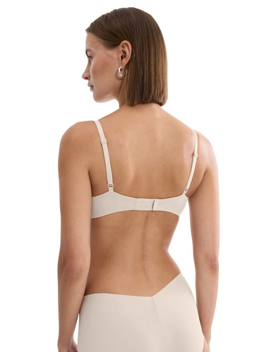 Body Make-up Illusion Whp Ex Beige Bra with Light Padding & Underwire