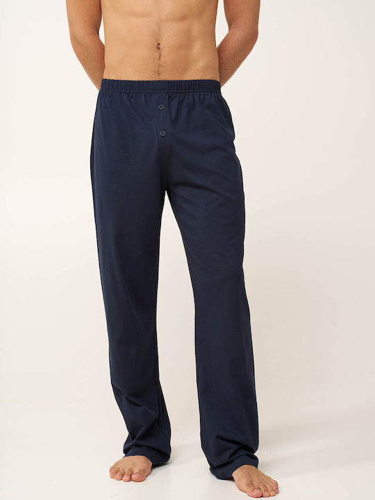 Vamp Sommer Herrenpyjama Blau
