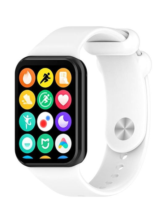 Silicone Strap Mi Band 8 Pro M8 Pro 12 White Bialy