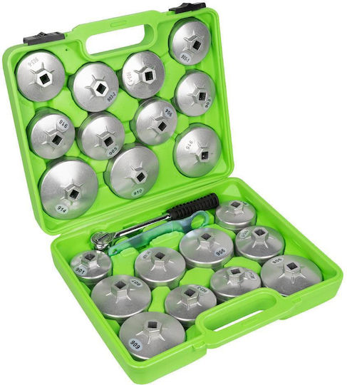 JBM Set Ceașcă Filtre De Ulei 23 Bucăți Pentru Toyota Nissan Bmw Audi VW Ford Renault Fiat Mercedes Benz Honda