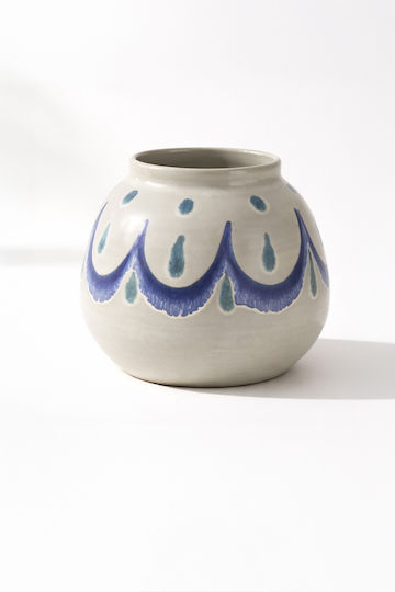 Kaemingk Βάζο Κεραμικό Μπλε 19x18xΥ19cm