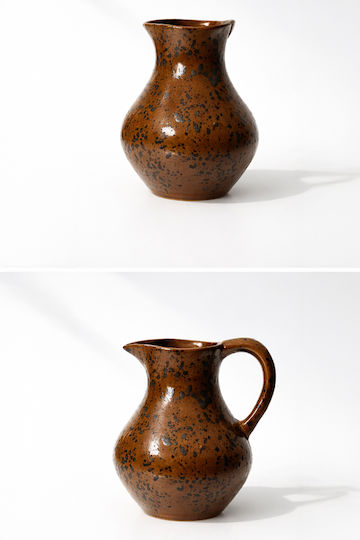 Kaemingk Βάζο Κεραμικό Καφέ 21x17xΥ25cm