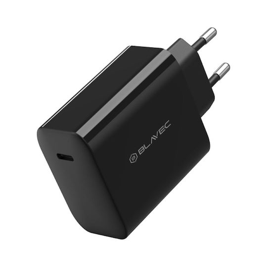 Blavec Wireless Charger GaN With USB-C Port 65W Power Delivery Quick Charge 3.0 Quick Charge 4+ Black BC-8