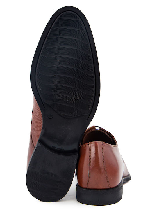 Leather Men's Dress Shoes Tabac 6042-4-koniak