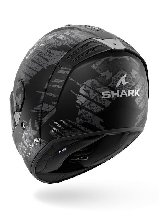 Shark Spartan RS Carbon Reptaia Matte Motorcycle Helmet Full Face ECE 22.06 with Pinlock and Sun Visor