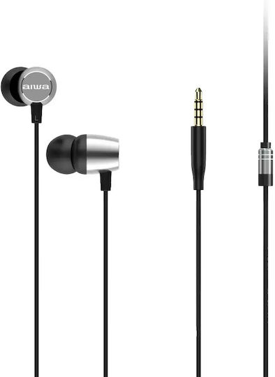 Aiwa ESTM-20 In-ear Handsfree Headphones with Connector 3.5mm Silver