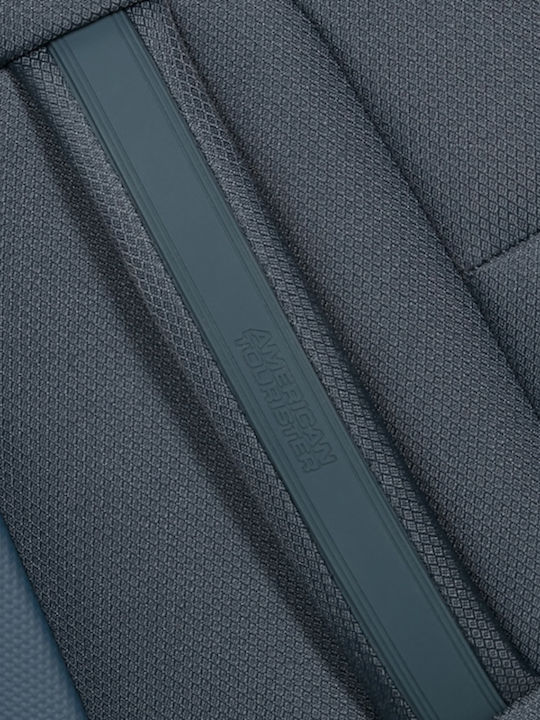 American Tourister Wanderlite Μεσαία Βαλίτσα Ταξιδίου Υφασμάτινη Dark Navy με 4 Ρόδες Ύψους 68εκ.