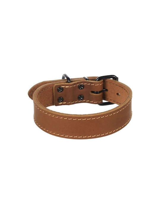 Flamingo Hundehalsband Montana Leder Breite Cognac XLarge 49-59cm 40mm Flamingo Hundehalsband Montana Leder Breite Cognac XLarge 49-59cm 40mm
