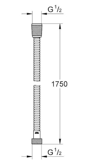 Grohe Relexaflex Shower Hose 28139001 1.75 M