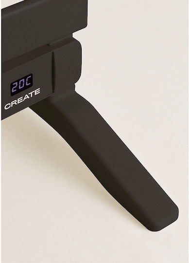 Create Suport Electric Pentru Prosoape 500W 103x55cm Negru