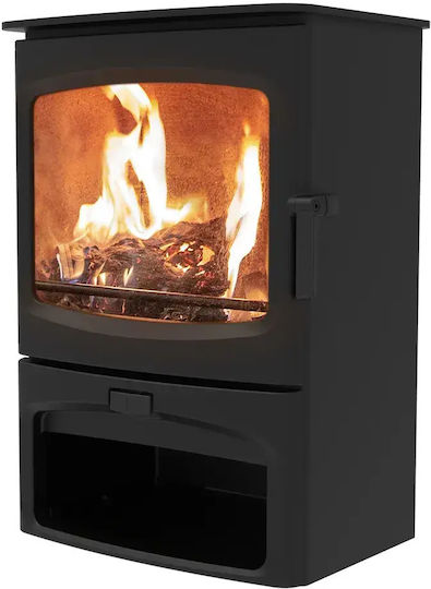 Charnwood Aire 7 Керамична Дървена Печка 7kW Черна