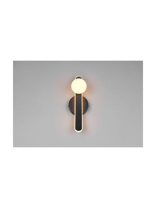 Trio Lighting Napoli Modern Black Wall Lamp