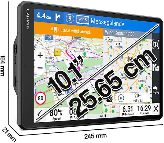 Garmin Συσκευή Пловдив GPS Dezl Lgv1020 ме Откриване 10.1" Bluetooth / USB & Слот за карта