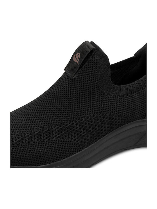 Ανατομικά Γυναικεία Slip-On Μαύρα