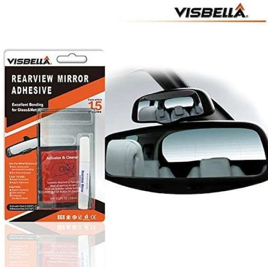 Visbella Rearview Mirror Adhesive Κόλλα Επιδιόρθωσης Εσωτερικού Καθρέπτη Αυτοκινήτου