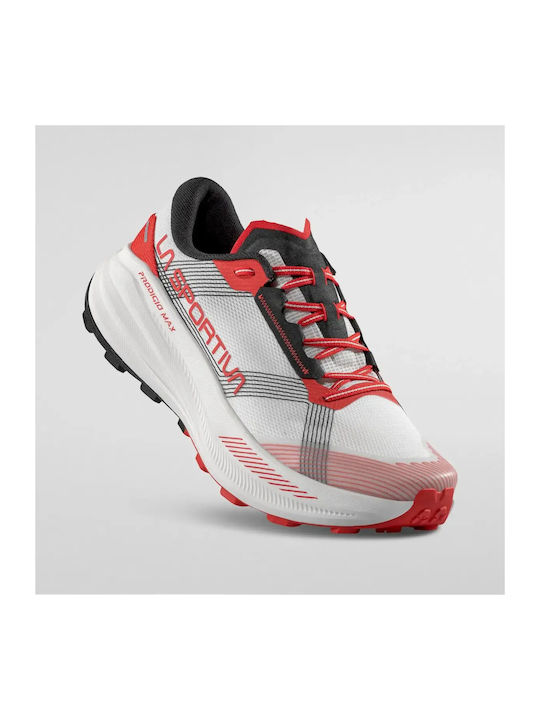 Prodigio Ανδρικά Αθλητικά Παπούτσια Running White / Lava