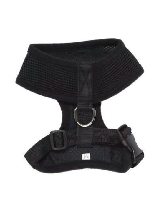 Harness Dog Black Mesh Polyester L Neck Circumference 42cm/chest Circumference 49-63cm