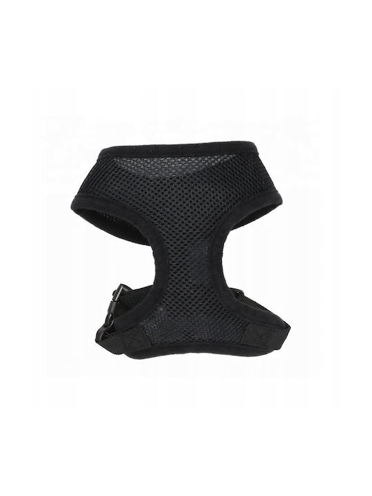 Harness Dog Black Mesh Polyester Xs Neck Circumference 26cm/chest Circumference 29-36cm