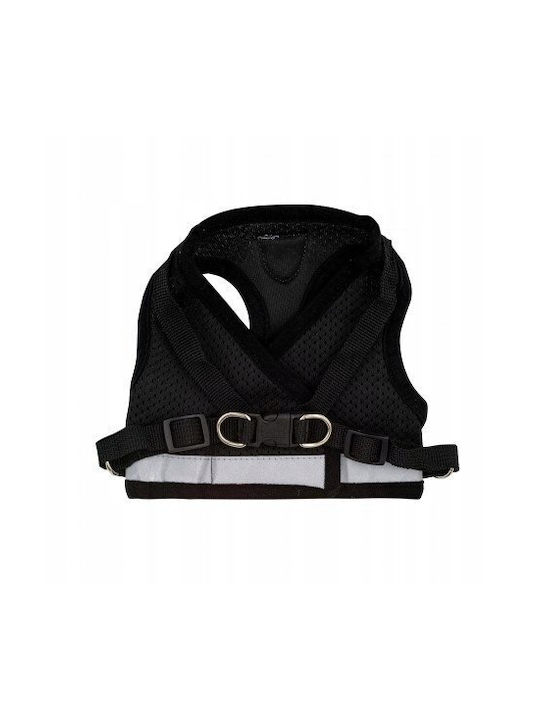 Set Harness + Leash Dog Black Polyester Size Xl Reflective Elements Set Harness + Leash Dog Black Polyester Size Xl Reflective Elements
