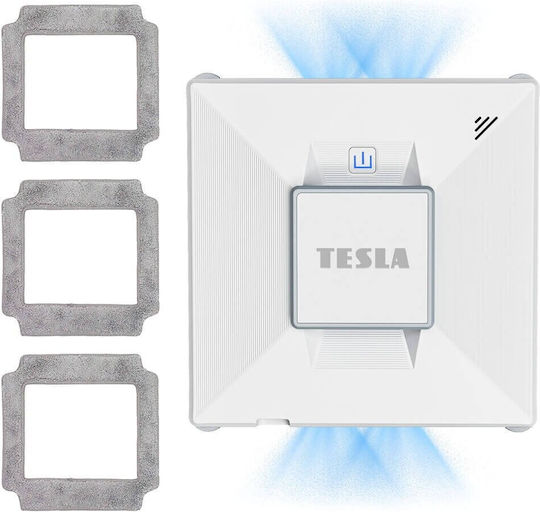 Tesla Window Vacuum Cleaner Robot Battery White