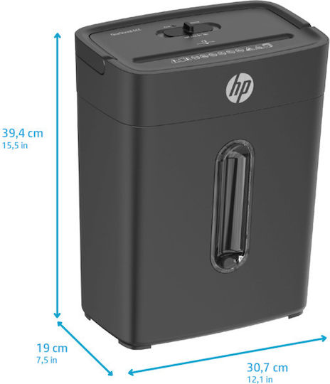 HP Shredder Oneshred Cross Cut 6 Sheets with 14l Bin