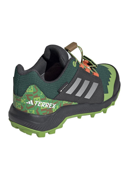 Kids Hiking Shoes Terrex Waterproof Green