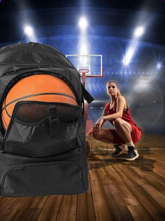 Schulranzen Rucksack Schwarz mit Flaschenhalter 35lt