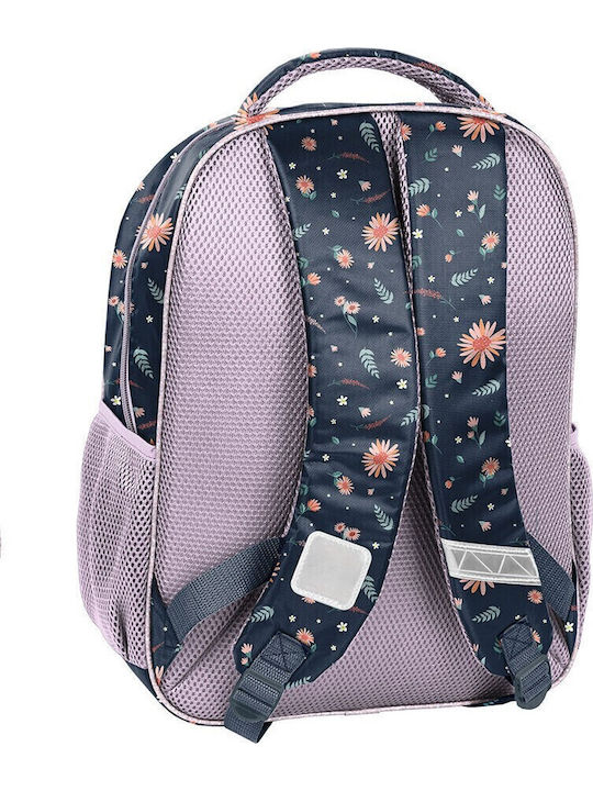 Schulranzen Rucksack Schwarz mit Flaschenhalter
