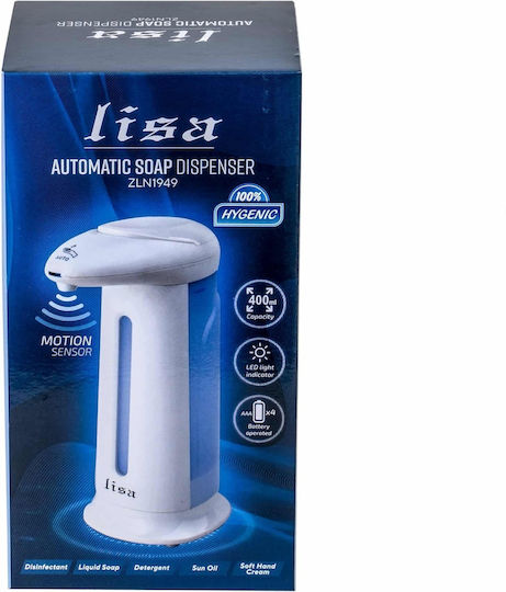 Dispenser Plastic Automat Alb 400ml