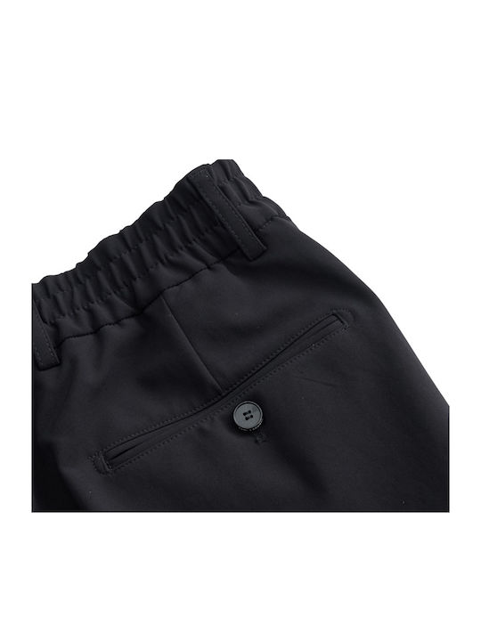 Elastische Herrenhose Schwarz