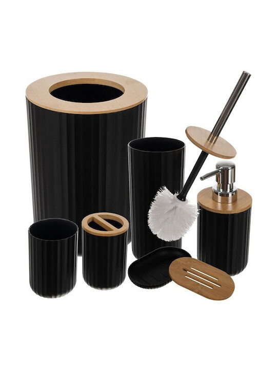Set Accesorii Baie Plastic Negru