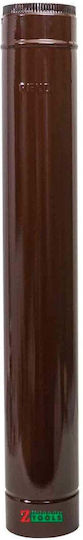 Verzinktes Kaminrohr Rauchabzug 90cm x 130mm Zln 0399