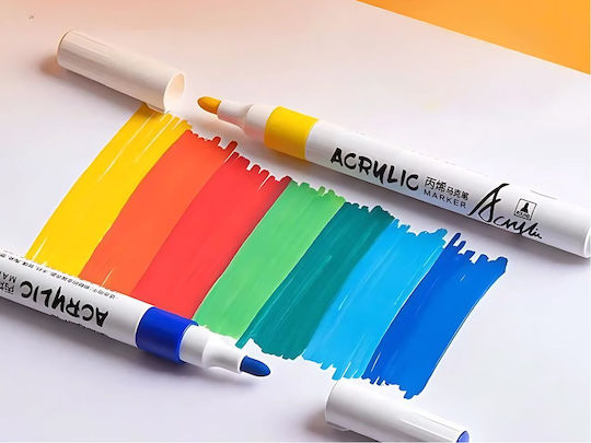 Acryl Marker Multicolor 4mm Set 12 Stück