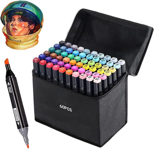Mehrfarbige Marker Set 60 Farben