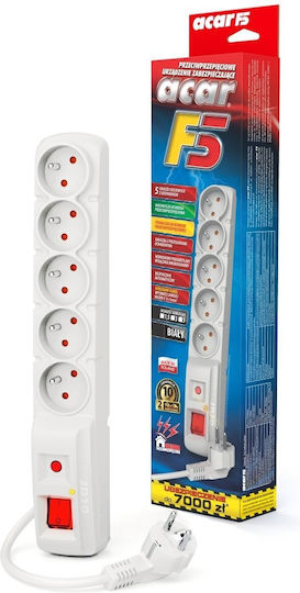 Acar F5 Extension Захранваща Лента с Кабел 1.5м