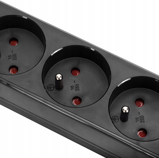 Montis Steckdosenleiste 4 Steckdosen mit USB-A und Kabel 1,5 m
