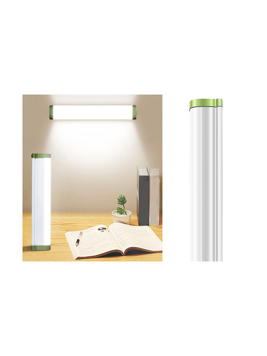 Lampă Magnet Led Alb Rece 4 Moduri De Iluminare Albastru Roșu Mod De Iluminare Suport Usb-c 31 X 5 X 6.5 Cm Verde Alb
